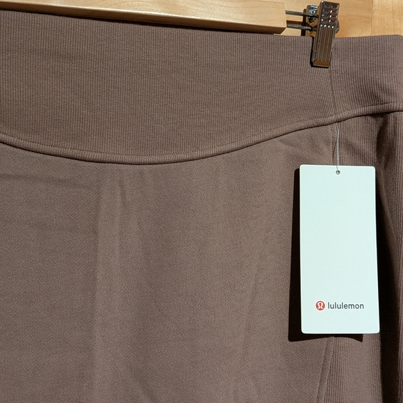 Lululemon NEW Scuba High-Rise Mini Skirt Taupetastic Sz XL - Picture 7 of 11